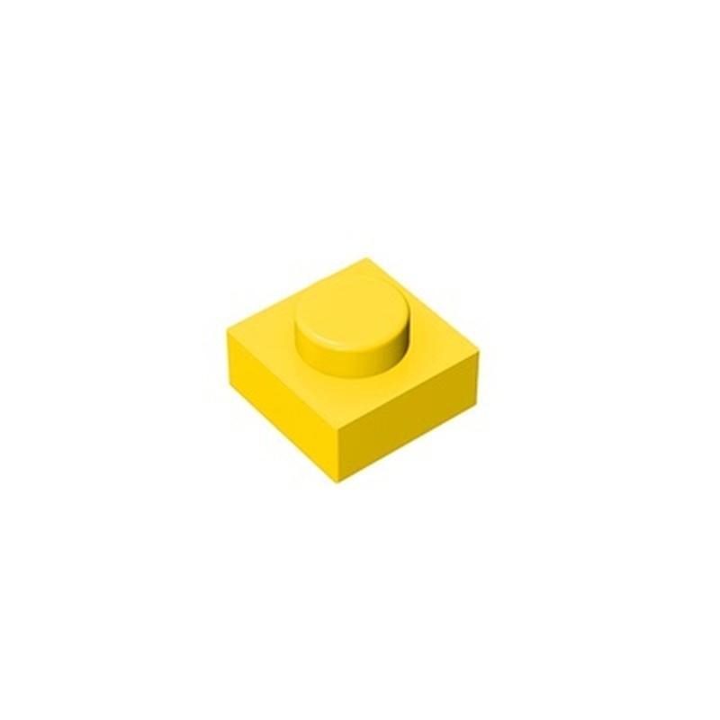 Коричневая пластина 1x1 3024 Деталь строительного блока Кирпичик для детей Пиксельная графика Ремикс Картина QR-код Подарок Дети DIY Игрушки