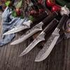Нож для обвалки из нержавеющей стали, мясник, охотничий нож для резки рыбы, кухонные ножи с ножнами, ножи шеф-повара