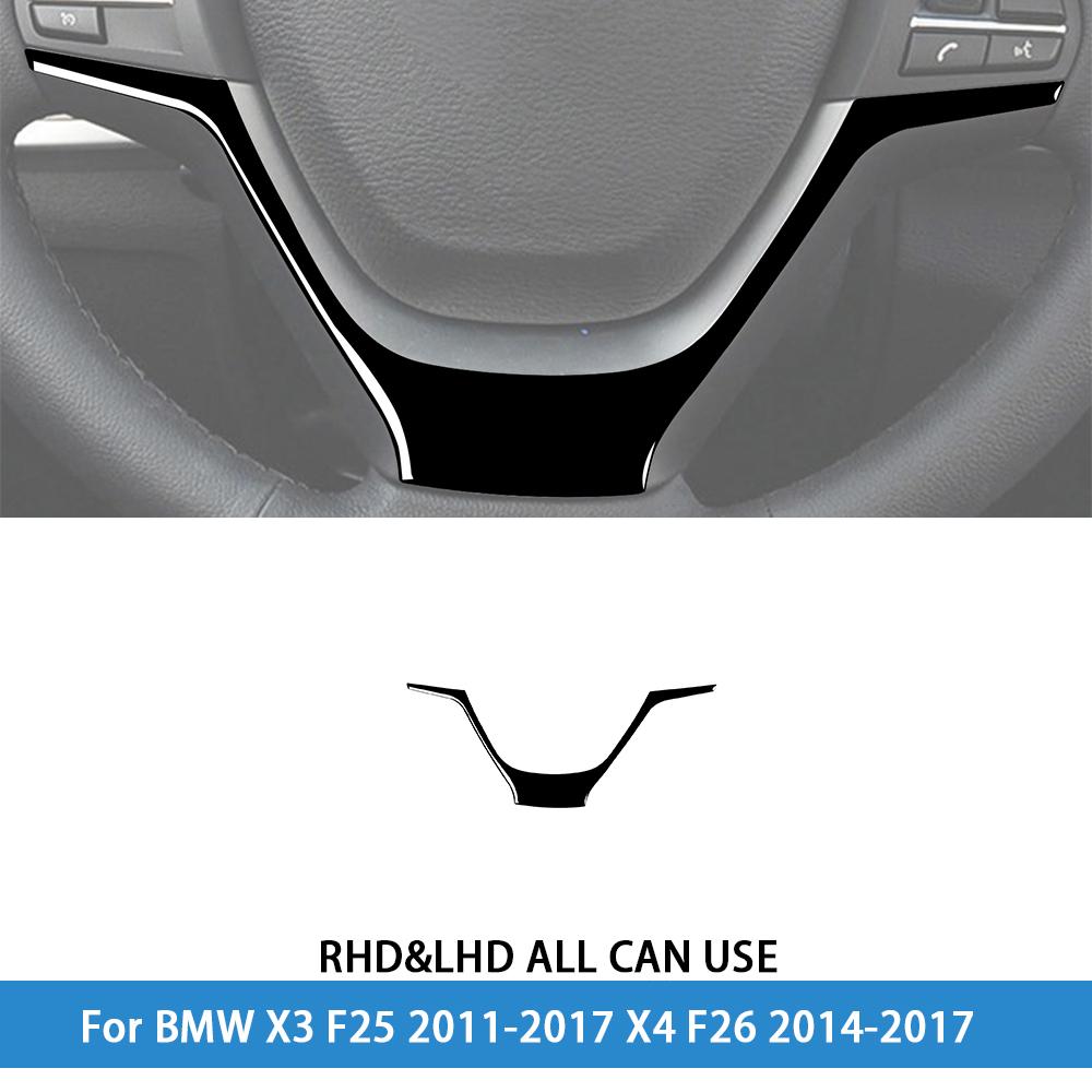 dsgur6 For BMW X3 F25 2011-2017 X4 F26 2014-2017Car Accessories Piano Black Interior Air Vent Taillight Console Trim Modified Sticker