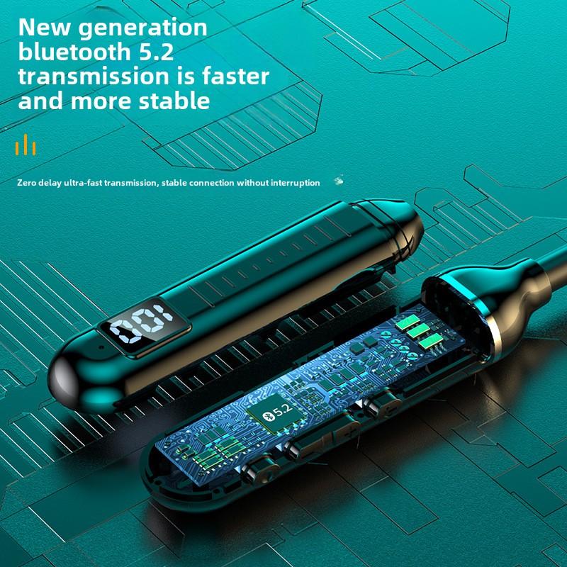 Беспроводная Bluetooth-гарнитура для шеи с дисплеем питания и длительным временем ожидания