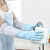 Velvet Waterproof Wash Dishes Cleaning Washing Long Sleeve Household Gloves Kitchen Rubber gloves
