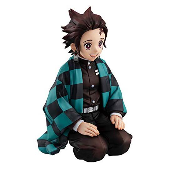 Г.Э.М.. Серия Demon Slayer Kimetsu no Yaiba Tenohira Тандзиро-кун примерно 90 мм ПВХ расписанная готовая фигурка