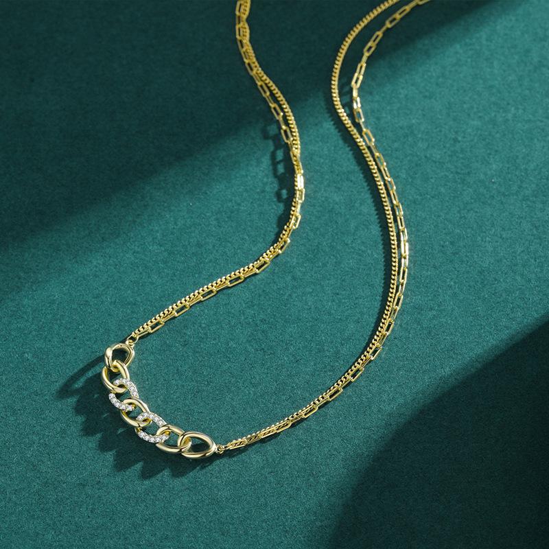 Ожерелье с подвеской из стерлингового серебра Tancision S925, женское модное универсальное ожерелье, модный подарок