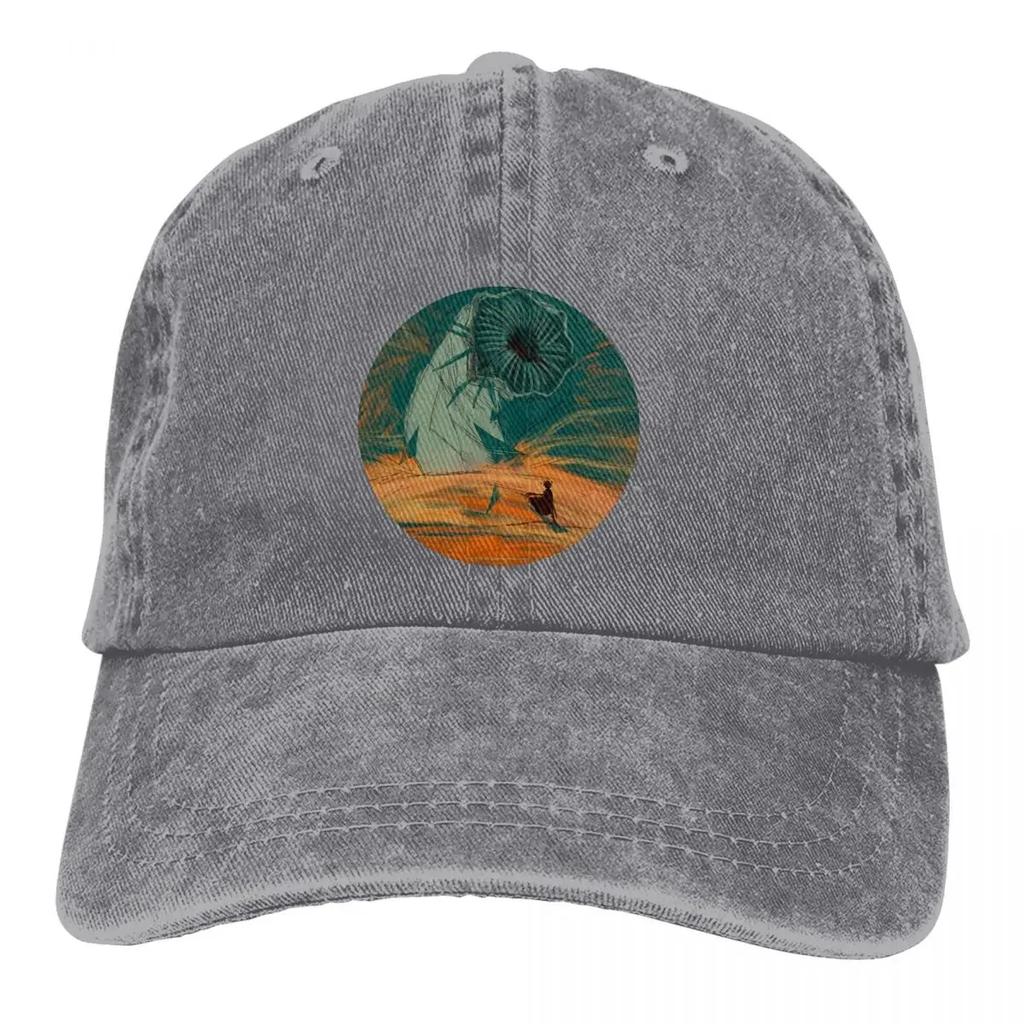 Washed Men's Baseball Cap Retro Trucker Snapback Cowboy Caps Dad Hat Dune Adventure Movie Golf Hats