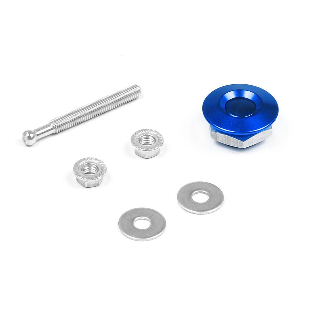 1.25" Universal Style Push Button Billet Hood Pins Lock Clip Kit For BMW ect Car Quick Pins TT102253