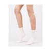 Комплект из 3 эластичных бесшовных носков из белого бамбука