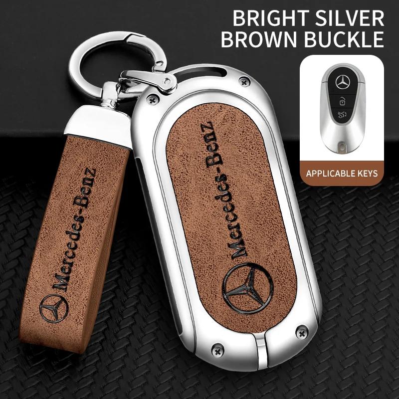 VBTYB1 Hot 2026 For Benz For Mercedes-Benz AMG C-Class S-Class GLC EQE EQS W223 X254 V297 V295 W206 S206 X206 Car Zinc Alloy Key Case B
