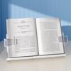 SIYINGSAERY Стойка для чтения Стойка для книг Регулировка угла 180° Стойка для чтения с выдвижной прозрачной закладкой (Совместимо с A4/A6) Отличная стабильность E
