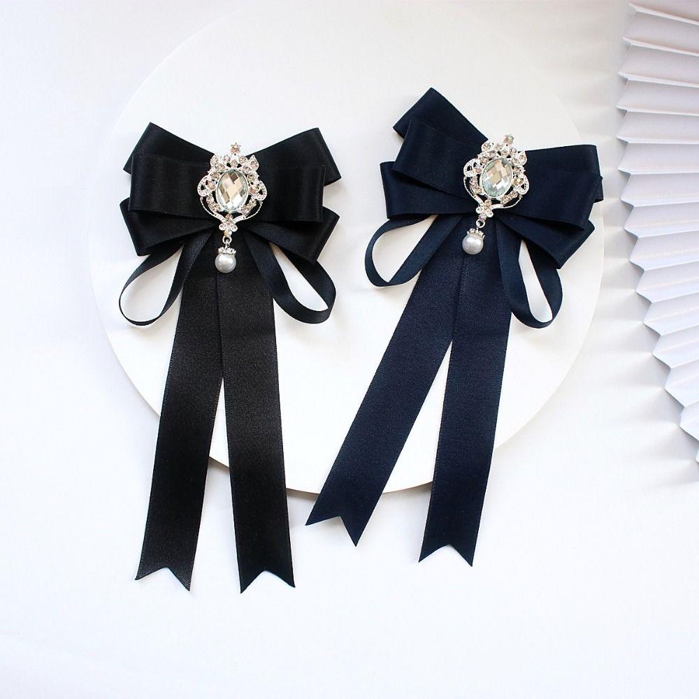 Removable Cross Bowtie JK Uniform Decor Neck Collar High Quality Solid Bowtie