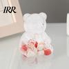 Bear Candy Box 2 Pcs Cute Shaped Boxes Clear Fillable Treat Containers Reusable Decorative Container Holiday Gift for Bridal Shower Wedding Christmas