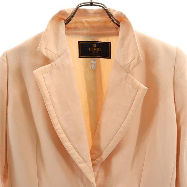 Fendi Приталенный пиджак 44 лососево-розовый Женский Б/у