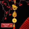 2026 Year Of The Horse Wall Hanging Car Ornament Chinese  Year Red Gold Pendant Lucky Decoration Housewarming Gifts