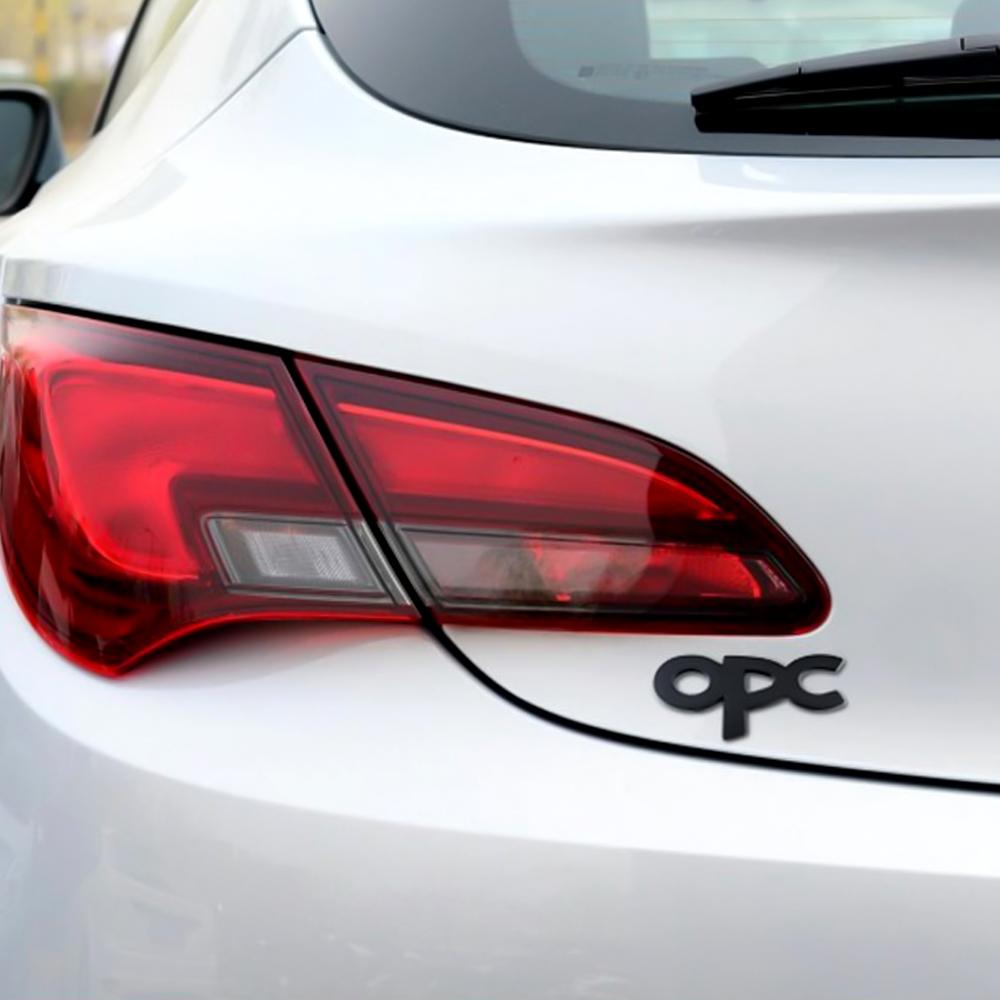 BSXU8 3D Metal OPC LINE Emblem Car Side Fender Tail Badge Sticker For Opel Astra H G J Insignia Mokka Zafira Corsa Vectra C D Antara