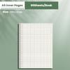 60Sheets Paper Loose Leaf Paper Horizontal Line/Grid Notebook Refill Paper Notebook  Students