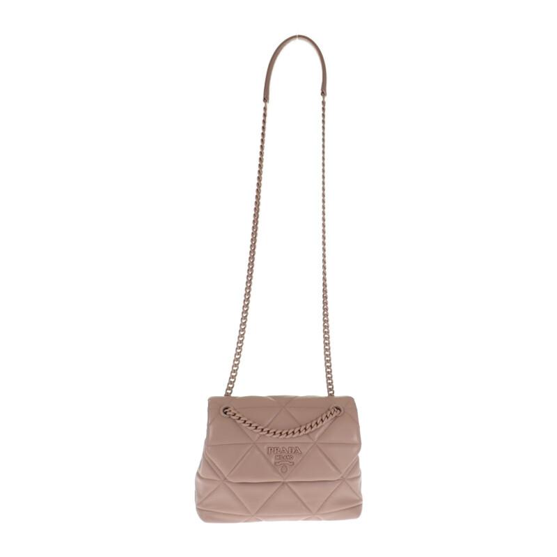 Prada 1BD233 Сумка через плечо розово-бежевая Женская