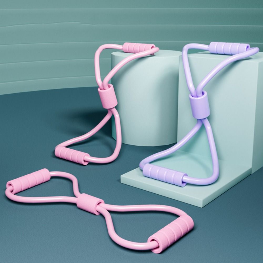 Эспандер для груди Йога Пилатес Эластичная лента 8 Форма Фитнес Эспандеры Тренировочное оборудование