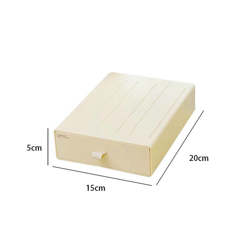 Plastic Drawer Storage Box Large Capacity Makeup Storage Container Stationery Storage Box for Home
