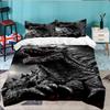 Giant Monster Rampage 3PCS Bedding set,Ideal for 1pc Duvet Cover And 2pcs Pillowcases Perfect for Fan gift,Ideal for Bedroom, Dormitory