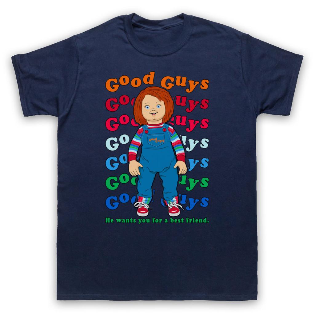 2025  Хорошо продаются летом CHUCKY CHILD'S PLAY GOOD GUY Периферия фильма ужасов Повседневная хлопковая футболка