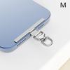 0.3Mm Sturdy Metal Cellphone Tether Tab 360 Degree Rotation Phone Hanging Strap Gasket Replacement Phone Lanyard Patch Clip
