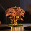 Lego-Compatible Cherry Blossom Tree Building Set - Educational Toy for Kids