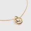 Vintage Geometric Choker Necklace 18K Gold Plated Clavicle Chain Women