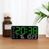Borderless Electronic Clock Multi Function Dual Purpose Clock Simple Digital Clock Display Living Room Wall Clock