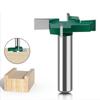 4 Edge T Type Slotting Cutter Woodworking Tool Router Bits For Wood Industrial Grade Milling Cutter Slotting 1/2inch 12mm Shank