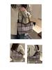 Korean Style Plaid Tote Bag - Classic Versatile Large Capacity Shoulder Bag