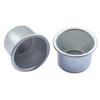 50pcs Mini Candle Cup Holder Christmas Candlestick Jar Container Empty Storage Aluminum Candelabra for Dining Home Party