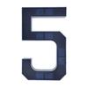 Waterproof LED House Number Plaque 6.7IN Solar Digital Doorplate LED Address Numbers Signs  Outdoor