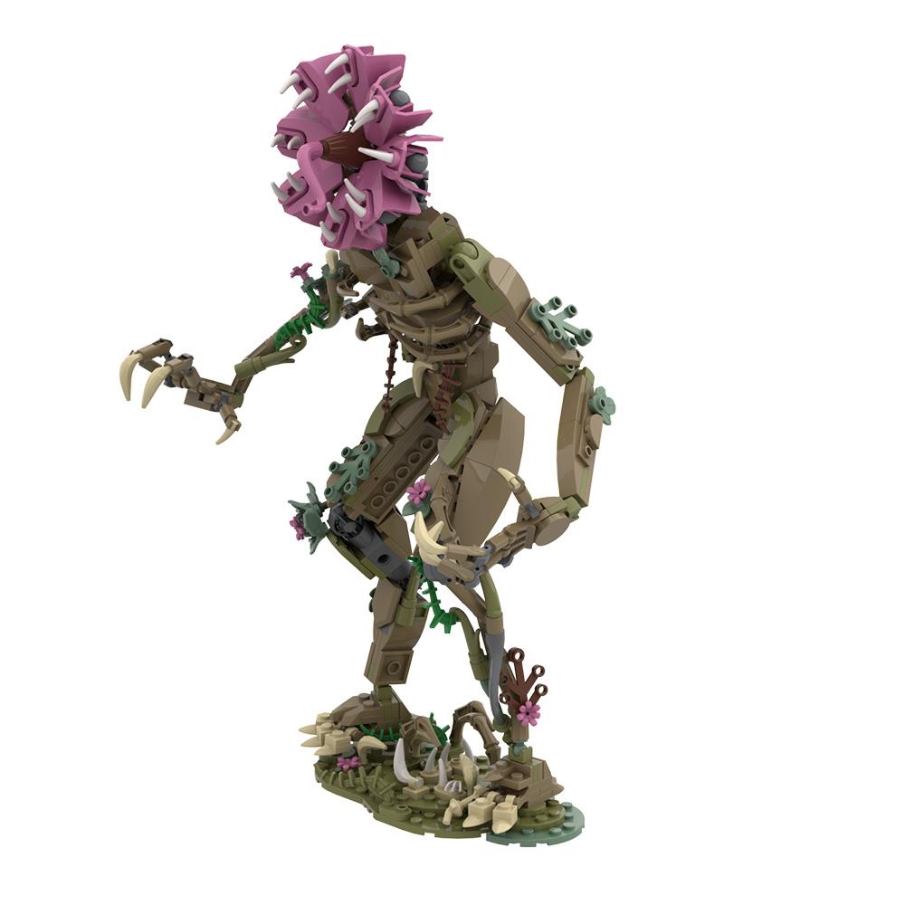 MOC Очень странные дела Демогоргон Модель Строительный блок Ужасы Огр Монстр с длинным языком Сборный Кирпичный Игрушка Подарки на Хэллоуин