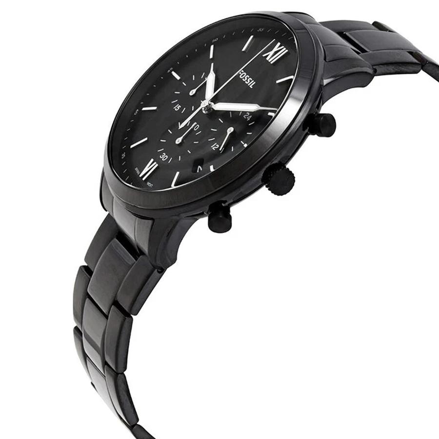 Fossil Часы, нержавеющая сталь, хронограф с тремя стрелками, календарь, деловые и повседневные, кварцевый механизм, стильные мужские часыFS5474