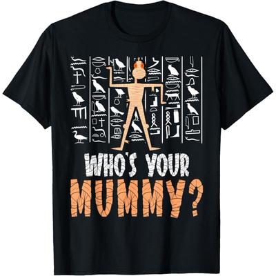 Кто твоя мумия Египетская футболка