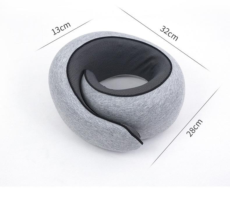 U-Shaped Travel Neck Pillow - Portable Support for Sleep & Outings