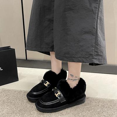 Модные европейские и американские туфли из хлопка с неглубокой подошвой для женщин 2024 года, новые повседневные женские спортивные ботильоны с плоским дном и круглым носком