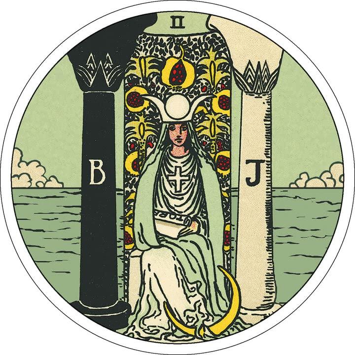 Kancharo Набор из 78 карт Таро [Таро Оригинал 1909 - Круглое издание] (Круглые карточки)] Включает японские инструкции к картам Таро и мешочек (аутентичный)