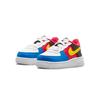 UNO x Nike Air Force 1 Low TD 50-летие Детские кроссовки Белый Желто-лаймовый Университетский красный DO6636-100