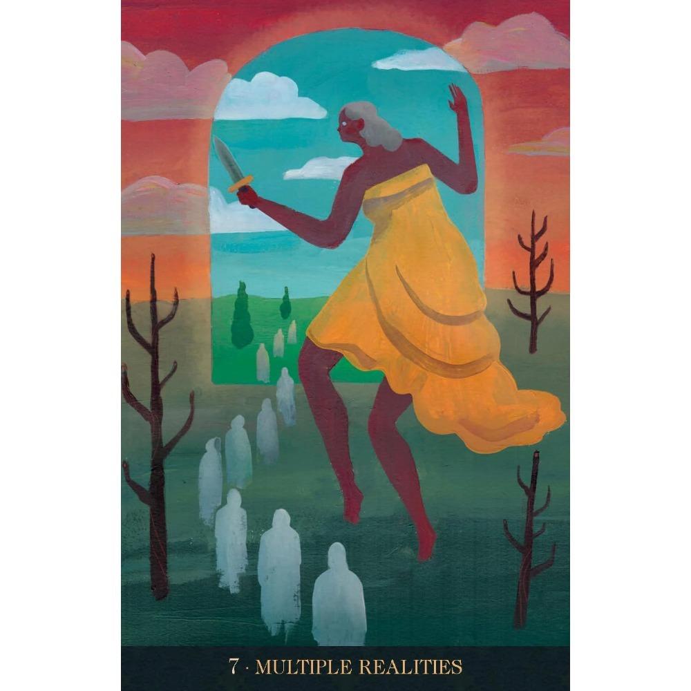 10,4*7,3 см Вдохновляющие карты Wicca Oracle, 36 шт. Карты «Путь к жизни, полной волшебства и духовности».