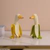 Duck Banana Resin Animal Sculpture Fun Desktop Decorations Gift Friends For