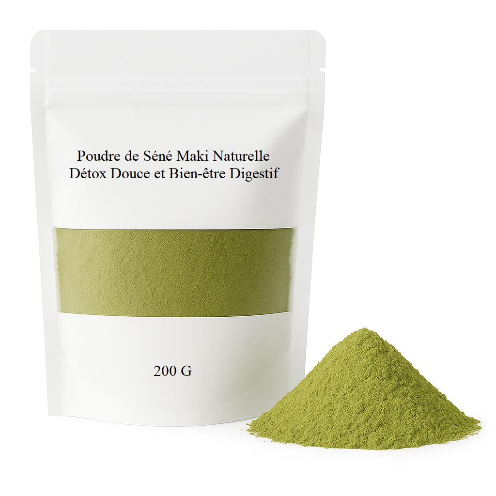 200g Senna Makki Powder – Bulk Ayurvedic Skin Detox – Herbal Purifying Mask & Body Cleanser – 100% Pure Cosmetic Plant Powder