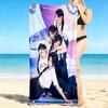1Pc Girl Group Performance Beach Towel, Quick Dry, Multi-Use for Beach Pool Gym Yoga Home Travel, Christmas, Halloween, Xmas Gift S929661