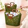 Folding Dirty Clothes Basket, Household Large-capacity Hand-held Clothes Storage Basket, Bathroom Laundry Basket, Toy Bucket
