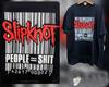 Slipknot People=shit 742617000027 Футболка Размер S-4XL Подарок для фанатов Унисекс Футболка