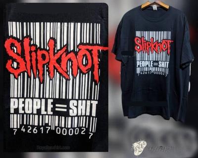 Slipknot People=shit 742617000027 Футболка Размер S-4XL Подарок для фанатов Унисекс Футболка