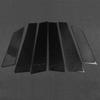 6pcs Carbon Fiber Door Window B Pillar Cover Trim Sticker For BYD Seal 22-25