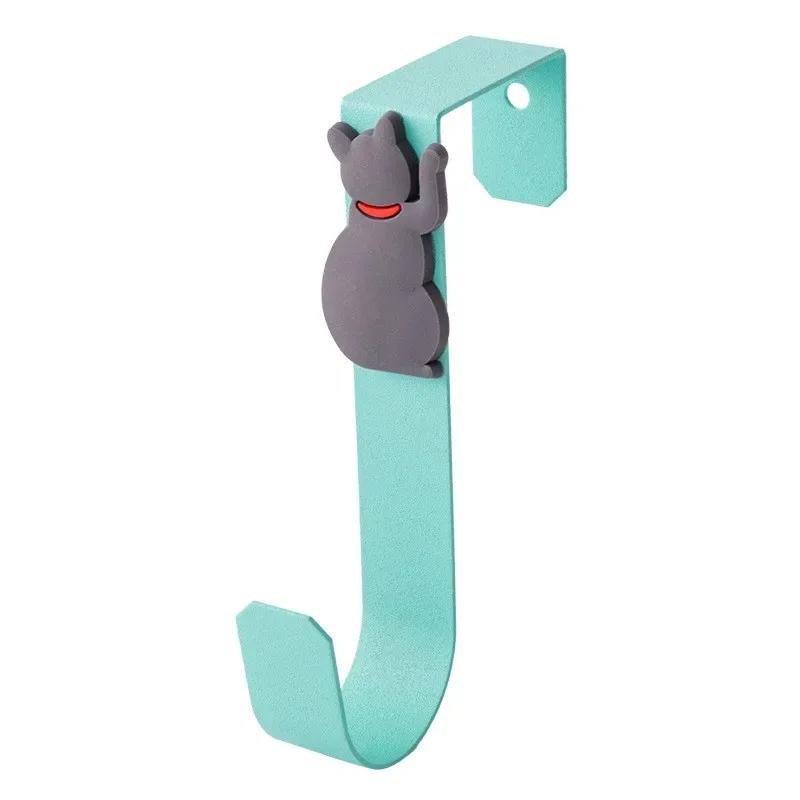 1 шт. Крючок на заднюю сторону дверцы шкафа, без сверления, для ванной комнаты, многофункциональный крючок для хранения, крючок для халата для ящика