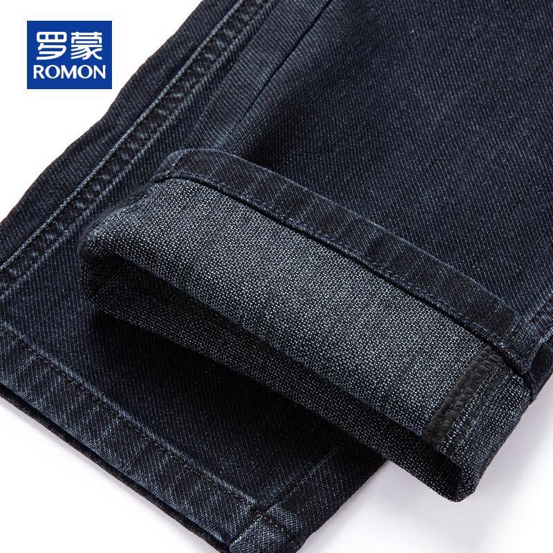 ROMON Мужские джинсы прямого кроя стрейч в стиле business casual