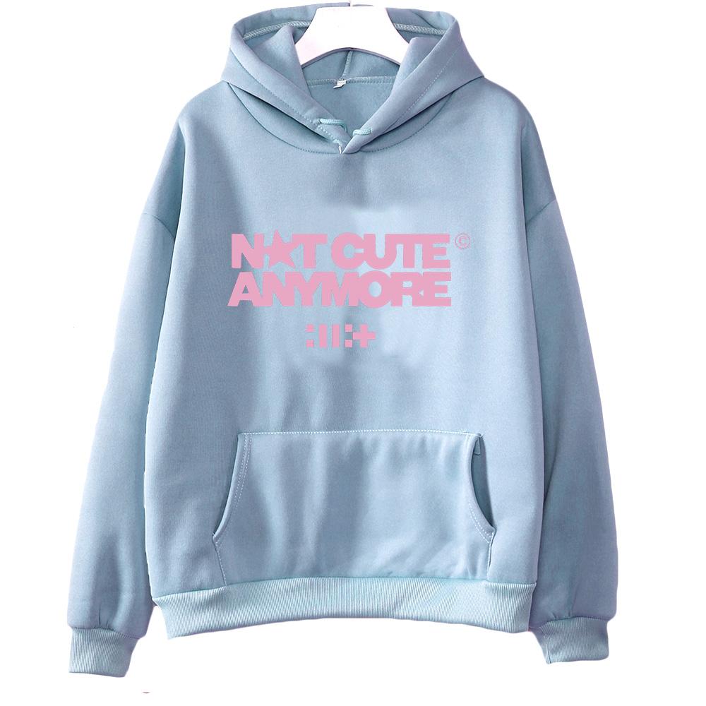 Толстовки с альбомом ILLIT 'Больше не милые' Толстовка женской группы ILLIT Корейская мода Женская Мужская одежда С длинным рукавом Повседневные Толстовки Y2K