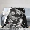 Toji Fushiguro JJK Anime Jujutsu Kaisen Blanket Coral Fleece Plush Spring Autumn Warm Throw Blankets for Sofa Car Bedspreads